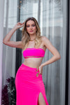 KAMILLA HOT PINK SKIRT